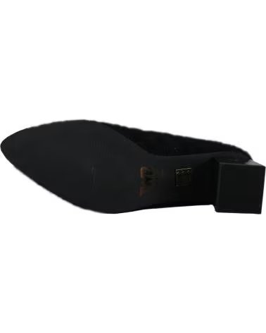 Zapatos de tacón de Mujer  THEWHITEBRAND STILETTO WINTER BLACK STI005 NEGRO-ORO