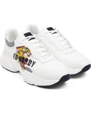 Zapatillas deporte de Hombre ED HARDY INSERT RUNNER-TIGER-WHITE-MULTI BLANCO