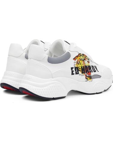 Zapatillas deporte de Hombre ED HARDY INSERT RUNNER-TIGER-WHITE-MULTI BLANCO