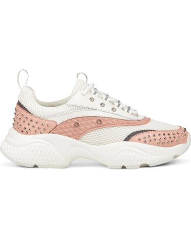 Zapatillas deporte de Mujer ED HARDY SCALE RUNNER-STUD WHITE-PINK ROSA