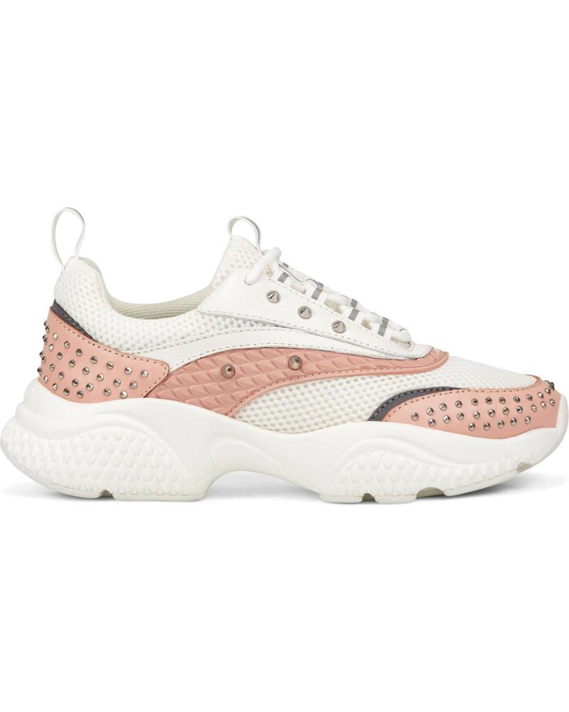 Zapatillas deporte de Mujer ED HARDY SCALE RUNNER-STUD WHITE-PINK ROSA
