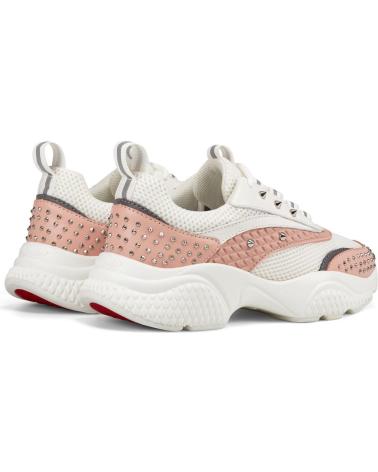 Zapatillas deporte de Mujer ED HARDY SCALE RUNNER-STUD WHITE-PINK ROSA