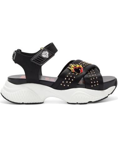 Sandalias de Mujer ED HARDY FLAMING SANDAL BLACK NEGRO