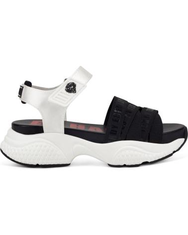 Sandalias de Mujer ED HARDY OVERLAP SANDAL BLACK-WHITE BLANCO