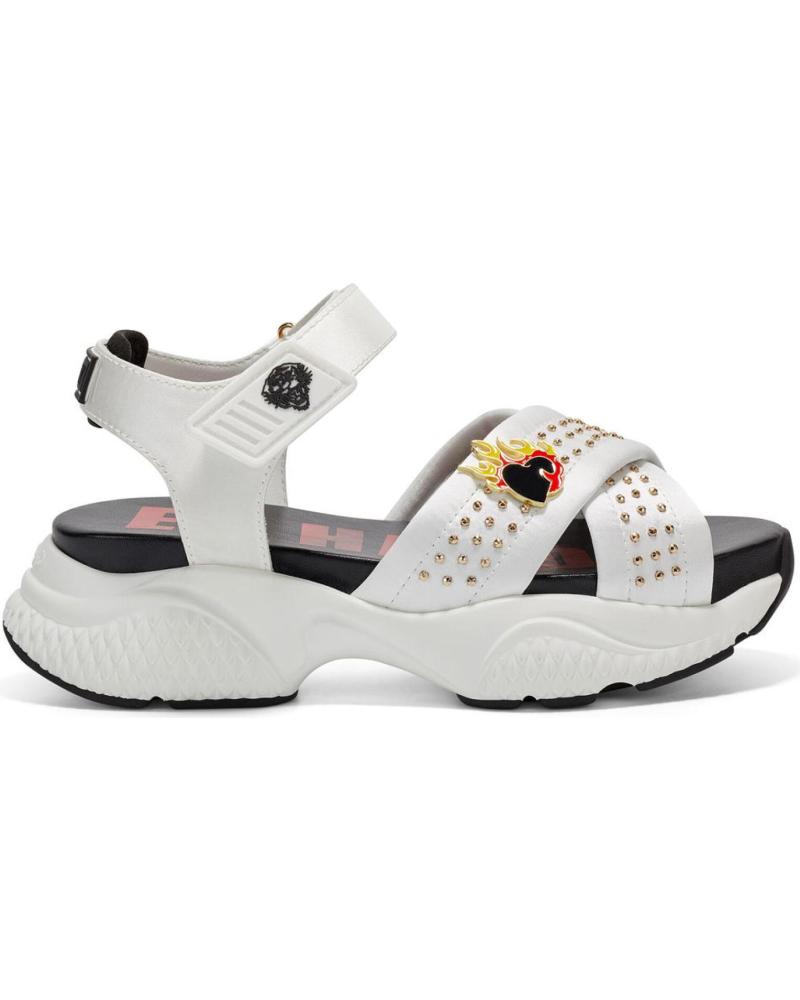 Sandalias de Mujer ED HARDY FLAMING SANDAL WHITE BLANCO