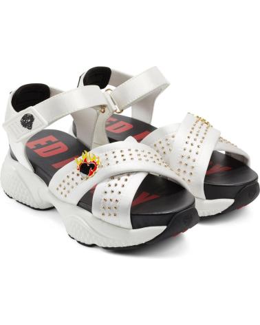 Sandalias de Mujer ED HARDY FLAMING SANDAL WHITE BLANCO