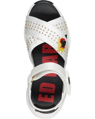 Sandalias de Mujer ED HARDY FLAMING SANDAL WHITE BLANCO