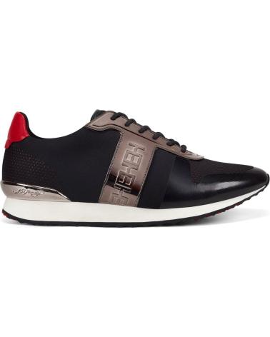 Zapatillas deporte de Hombre ED HARDY MONO RUNNER-METALLIC BLACK-GUNMETAL NEGRO-PLATA