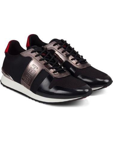 Zapatillas deporte de Hombre ED HARDY MONO RUNNER-METALLIC BLACK-GUNMETAL NEGRO-PLATA