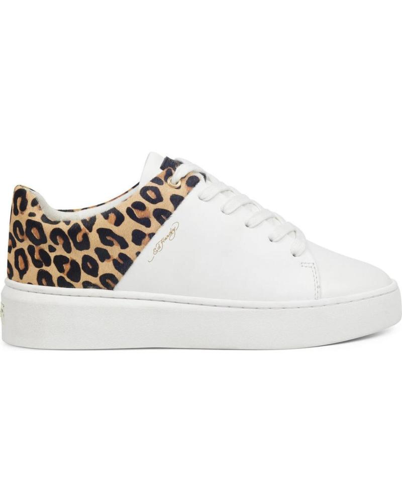 Sportschuhe für Damen ED HARDY WILD LOW TOP WHITE LEOPARD BLANCO