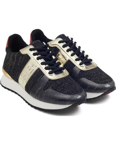 Zapatillas deporte de Mujer ED HARDY MONO RUNNER-METALLIC GOLD-BLACK ORO BRILLANTE