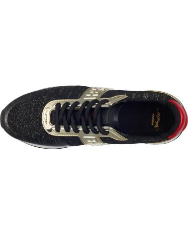 Zapatillas deporte de Mujer ED HARDY MONO RUNNER-METALLIC GOLD-BLACK ORO BRILLANTE
