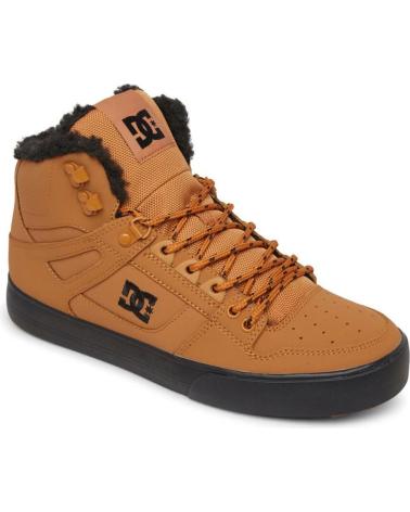 SNEAKERS DC SHOES PURE HIGH-TOP WC WNT ADYS400047 WHEAT-BLACK WHEAT-BLACK WEA