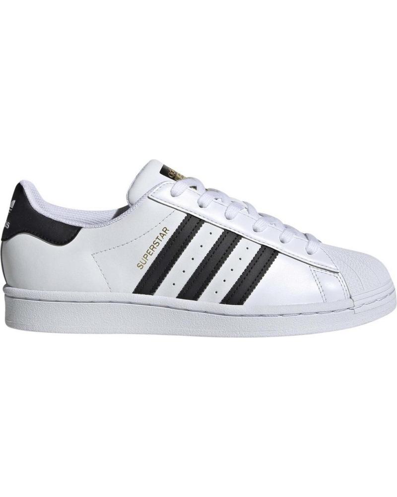 Deportivas de Mujer y Hombre y Niña y Niño ADIDAS MODELO SUPERSTAR W PARA MUJER COLOR BLANCO