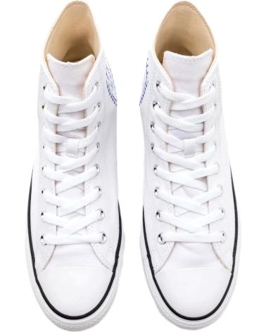 Zapatillas deporte pour Femme CONVERSE MODELO CTAS HI WHITE-BLUE-BLACK PARA UNISEX COLOR BLANCO