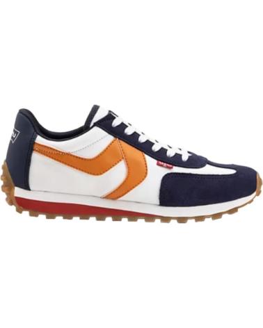 Sapatilhas de Homem LEVIS 235400 744 STRYDER RED TAB 151 BLANCO
