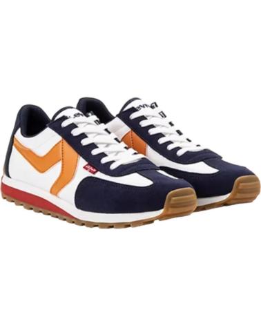 Sapatilhas de Homem LEVIS 235400 744 STRYDER RED TAB 151 BLANCO