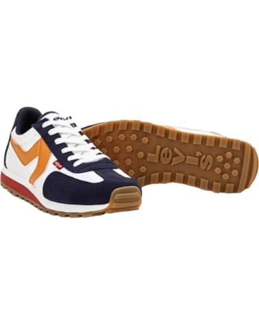 Sapatilhas de Homem LEVIS 235400 744 STRYDER RED TAB 151 BLANCO