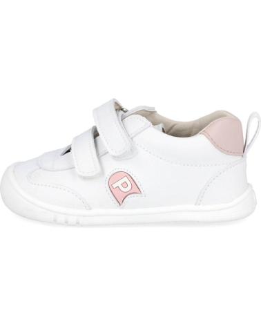 Sportivo per Bambina L&R SHOES PF6200 DEPORTIVAS RESPETUOSAS BLANCO-ROSA