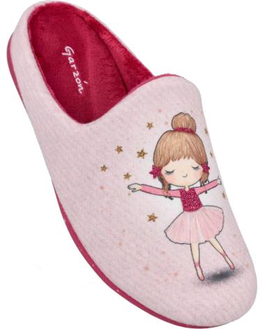 Calzado de casa de Niña GARZON N4746-246 ZAPATILLAS DE CASA NIN ROSA