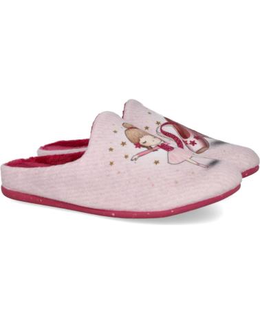 Calzado de casa de Niña GARZON N4746-246 ZAPATILLAS DE CASA NIN ROSA