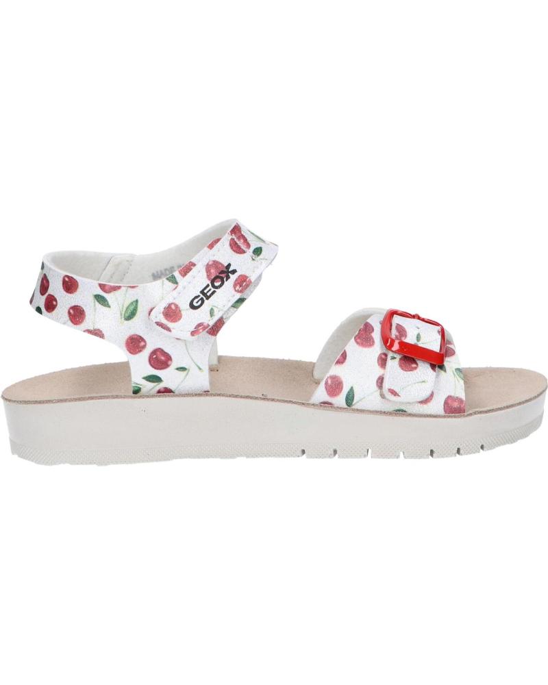girl Sandals GEOX J15EAB 000BJ J COSTAREI C0544 SILVER