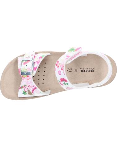 Sandalen für Mädchen GEOX J15EAB 000BJ J COSTAREI C0406 WHITE