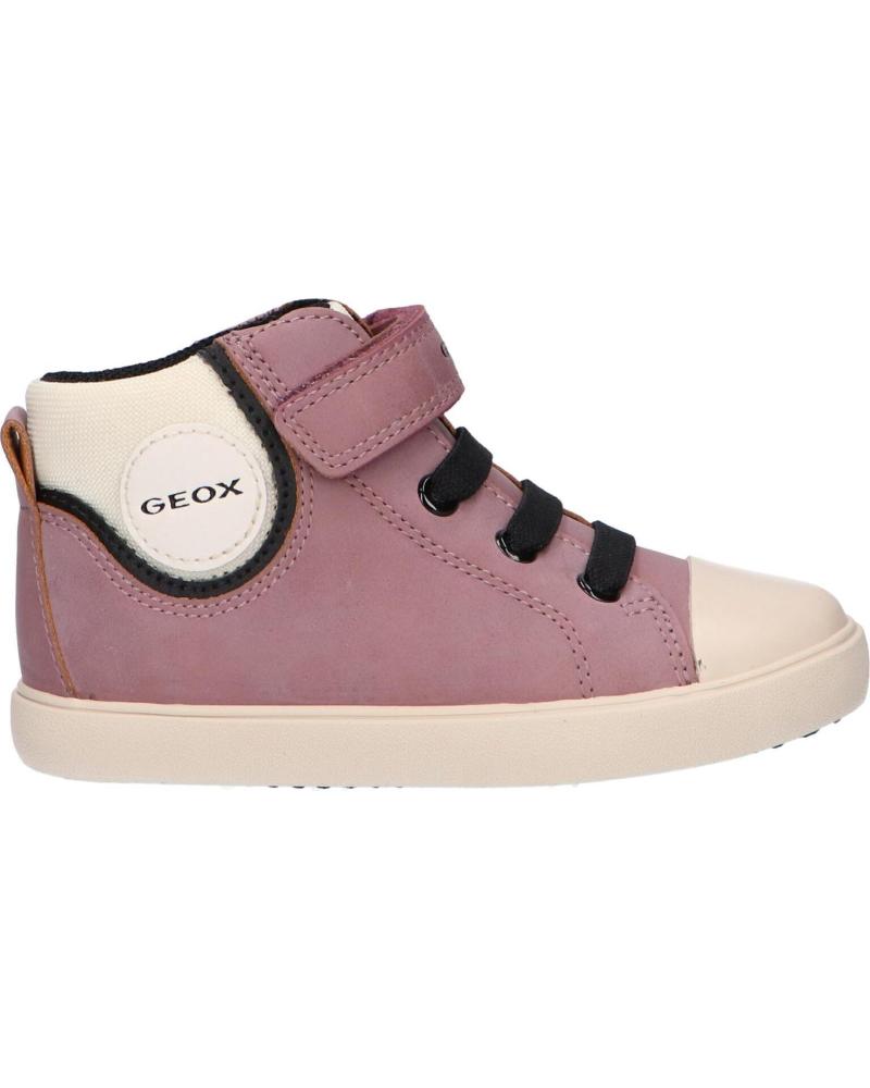 Stiefel für Mädchen GEOX B361MD 0MEFU B GISLI C8J1M DK ROSE-LT IVORY