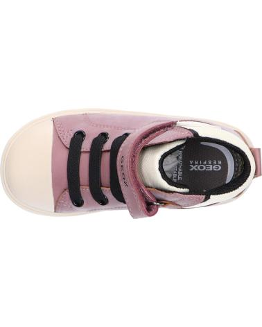 Stiefel für Mädchen GEOX B361MD 0MEFU B GISLI C8J1M DK ROSE-LT IVORY