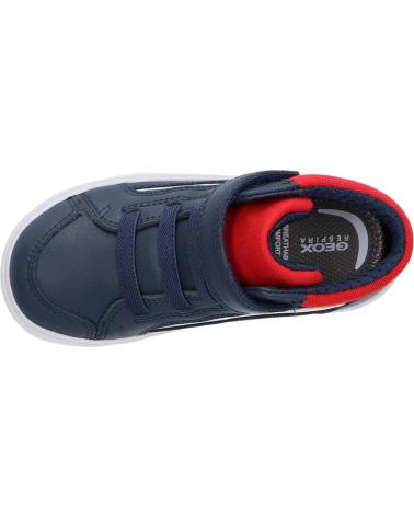 Stiefel für Junge GEOX B361ND 05410 B GISLI C0735 NAVY-RED