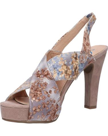 Sandalias de Mujer REFRESH 61712 TEXTIL FLOR TAUPE