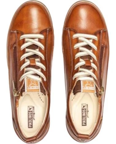 Scarpe per Donna pikolinos ZAPATOS SPORT PIEL CUERO BRANDY
