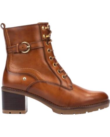 Botins de Mulher PIKOLINOS BOTINES LLANES W7H-8510 BRANDY