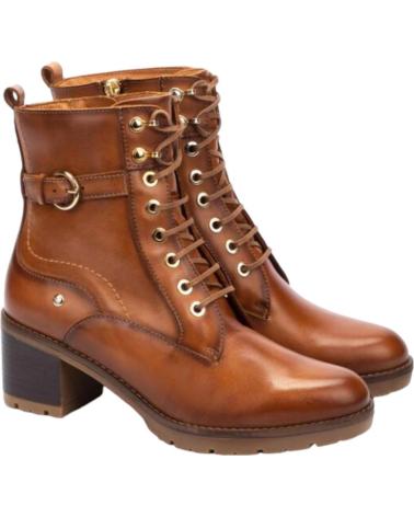 Botins de Mulher PIKOLINOS BOTINES LLANES W7H-8510 BRANDY