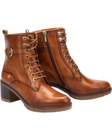 Botins de Mulher PIKOLINOS BOTINES LLANES W7H-8510 BRANDY