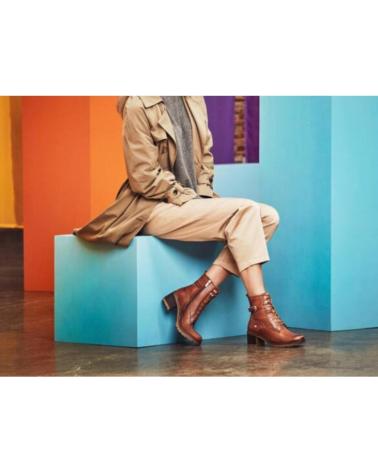 Botins de Mulher PIKOLINOS BOTINES LLANES W7H-8510 BRANDY