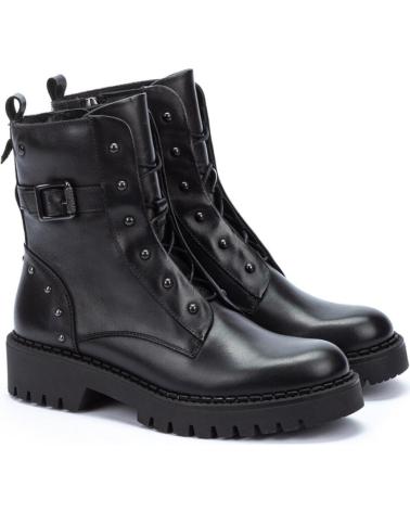 Botines de Mujer PIKOLINOS BOTIN CORDONES W6P-8556 NEGRO BLACK
