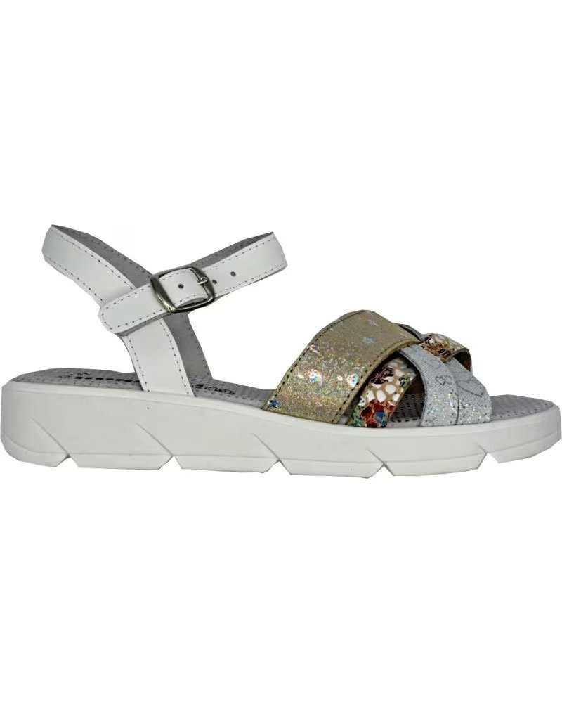 girl Sandals  SANDALIA NINA PIEL BLANCO