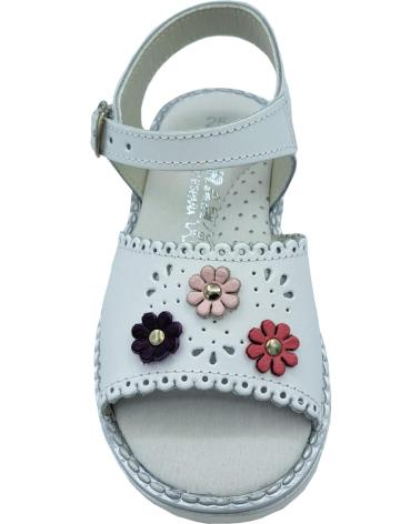 Sandalias de Niña HURAN SANDALIA NINA PIEL BLANCO