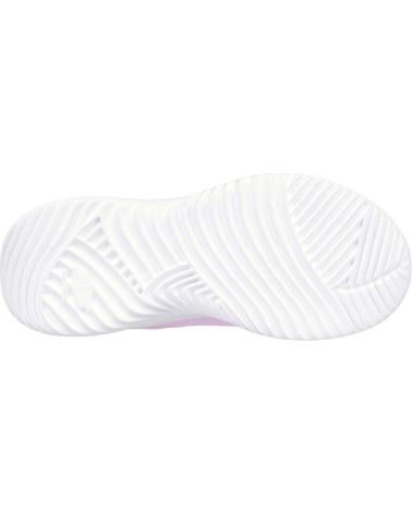 SKECHERS BOUNDER-GIRLY GROOVE PINK TRAINERS PINK