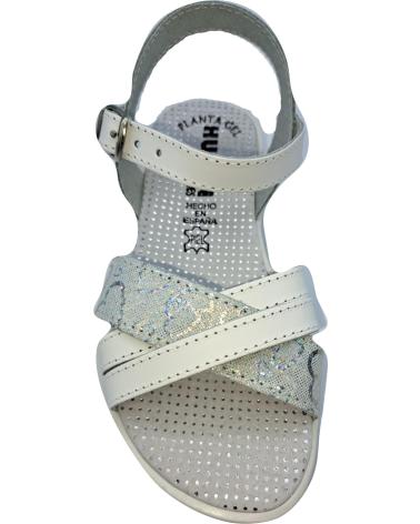 Sandalias de Niña HURAN SANDALIA PIEL PLATA