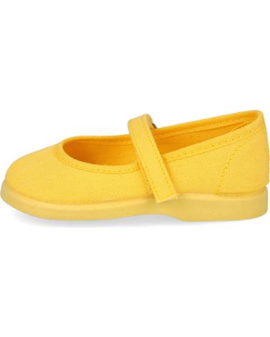 Zapatos de Niña BUBBLE BOBBLE 950 MERCEDITAS DE LONA PARA NINAS AMARILLO