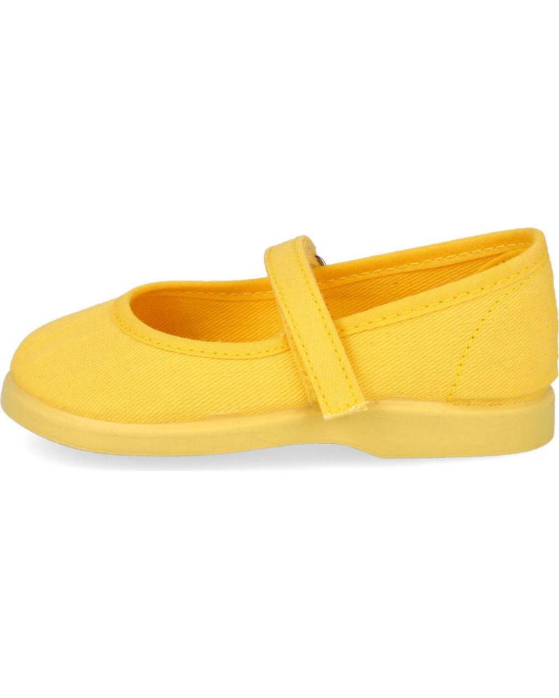 Zapatos de Niña BUBBLE BOBBLE 950 MERCEDITAS DE LONA PARA NINAS AMARILLO