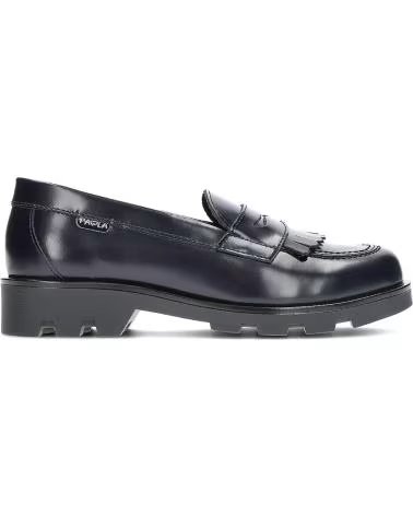 PABLOSKY LEDERMOKASSIN 854121 MARINEBLAU FÜR MÄDCHEN AZUL