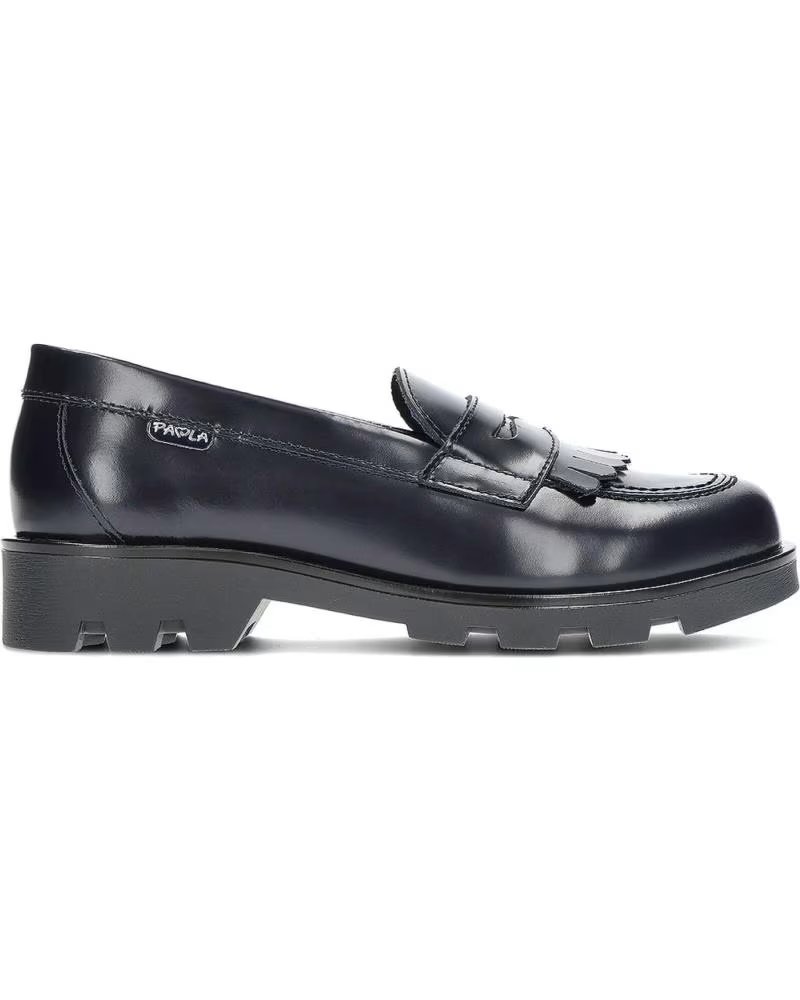 MOCASSINO IN PELLE PABLOSKY 854121 BLU MARINO PER BAMBINA AZUL