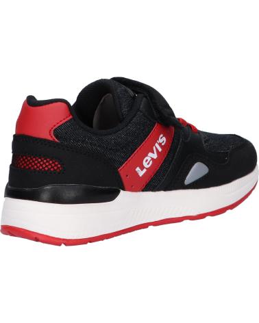 Sapatilhas de Menina e Menino LEVIS VBOS0030T BOSTON 0178 BLACK RED