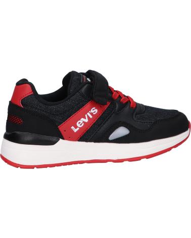 Sapatilhas de Menina e Menino LEVIS VBOS0030T BOSTON 0178 BLACK RED