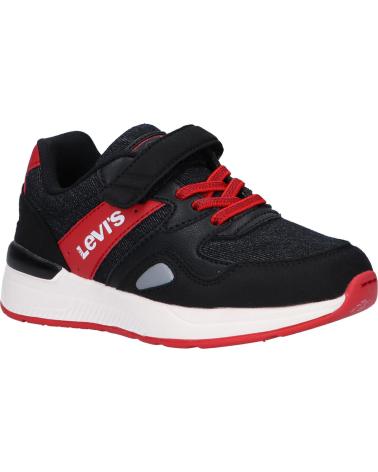 Sapatilhas de Menina e Menino LEVIS VBOS0030T BOSTON 0178 BLACK RED