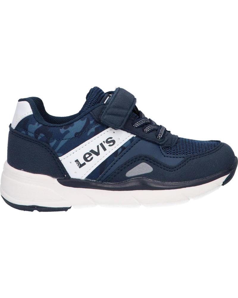 Sapatilhas de Menina e Menino LEVIS VBOS0032T BOSTON MINI 0195 NAVY WHITE