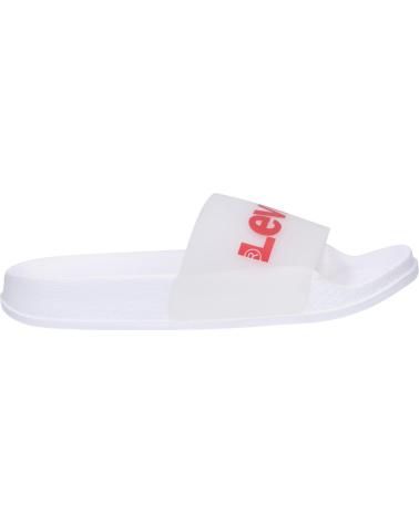 girl and boy Flip flops LEVIS VPOL0076S POOL 0061 WHITE
